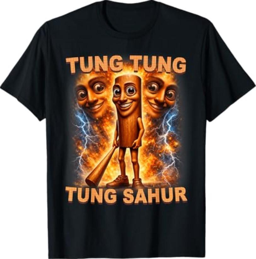 Tung Tung Tung Sahur is Calling Funny Italian Brainrot T-Shirt S