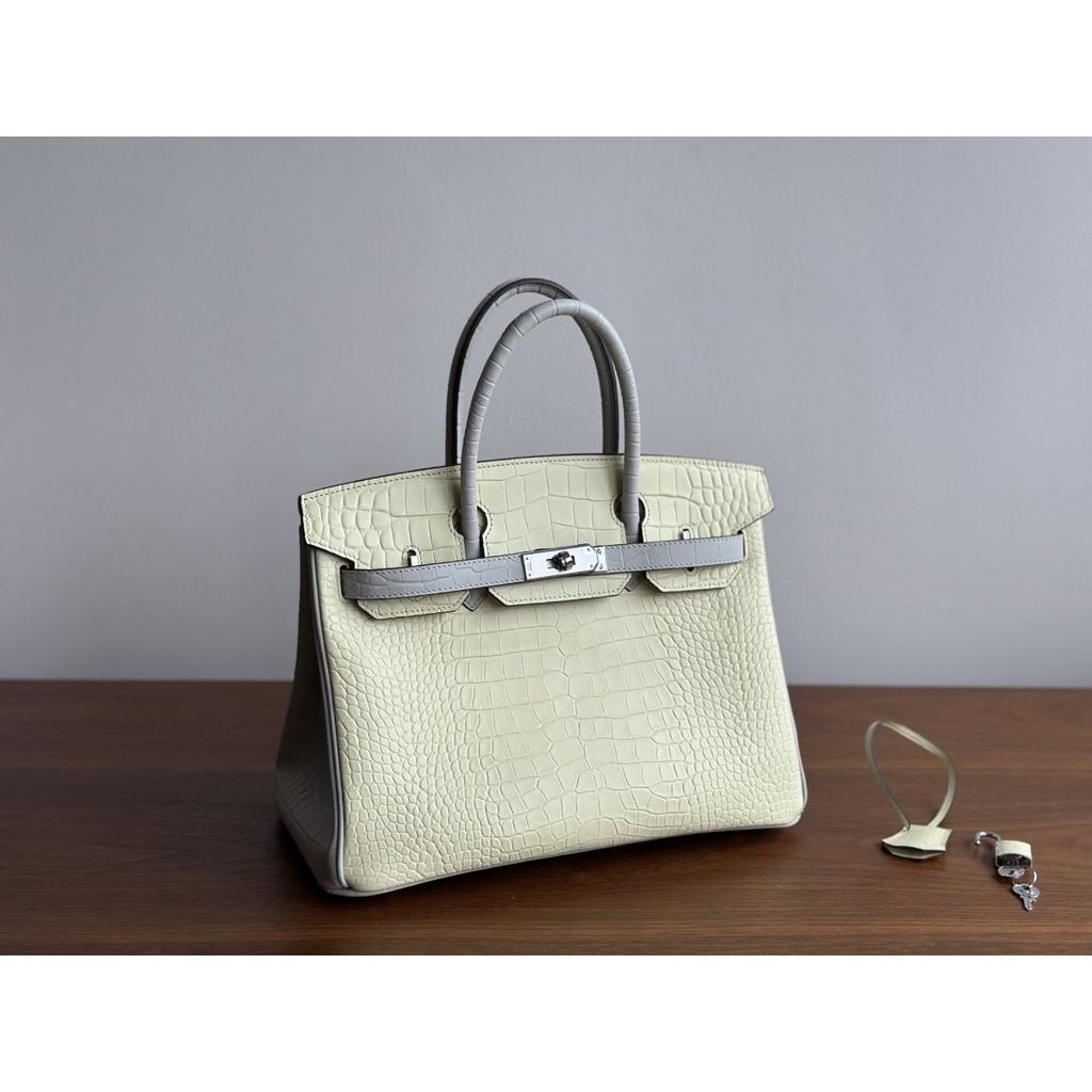Kazilan color-blocking inseam version of crocodile pattern high-end hand-held platinum bag women's cross-border fashion versatile women's bag
