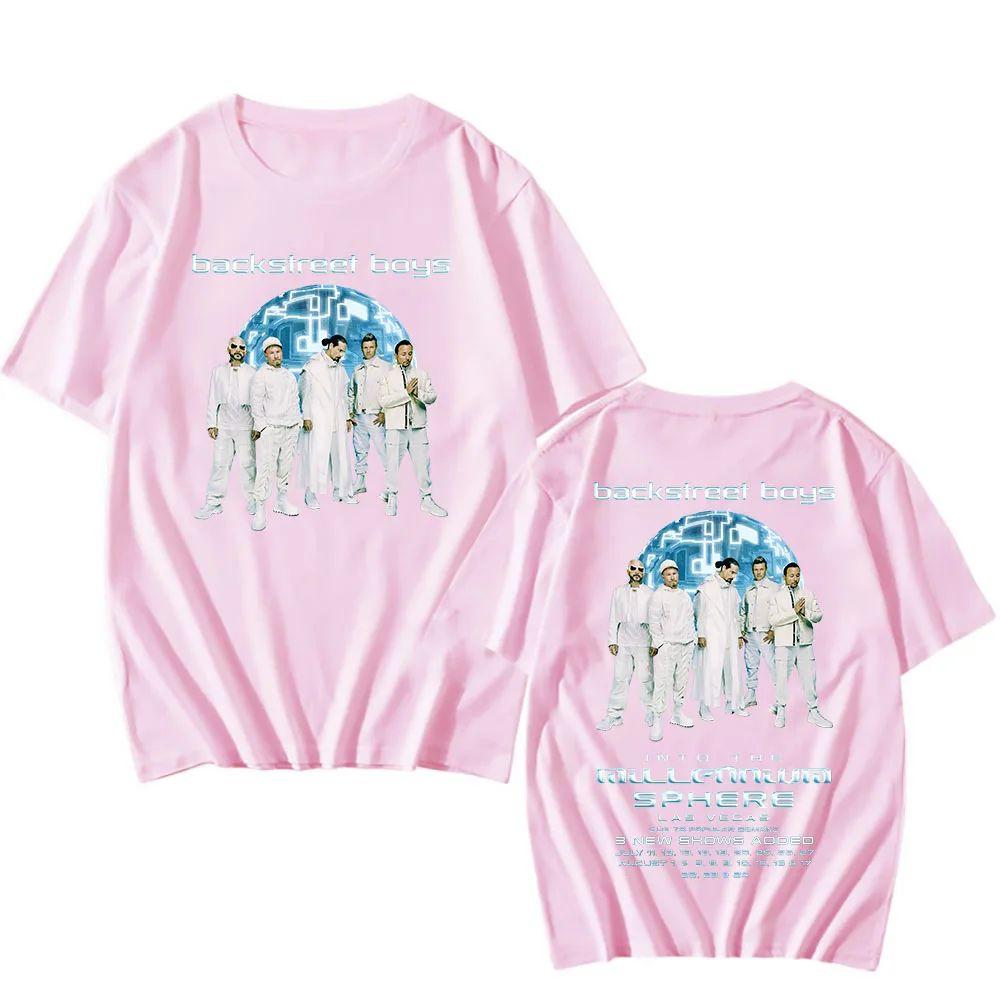 Vintage T Shirt Fashion Backstreet Boys Millennium Tour 2025 Music Unisex Tops Men Women Trend Y2k Short Sleeve T-shirts