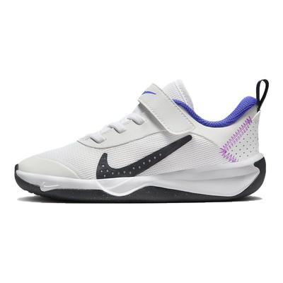 נעלי סניקרס לילדים Omni Multi-Court PS לבן אובסידיאן כהה כחול אולטרה בהיר פוקסיה-חלום DM9026-104