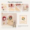Fairy Doors Christmas Miniature Home Decor Small Garden Ornament Doll House Kit For Playroom Living Room Classroom Table Shelf