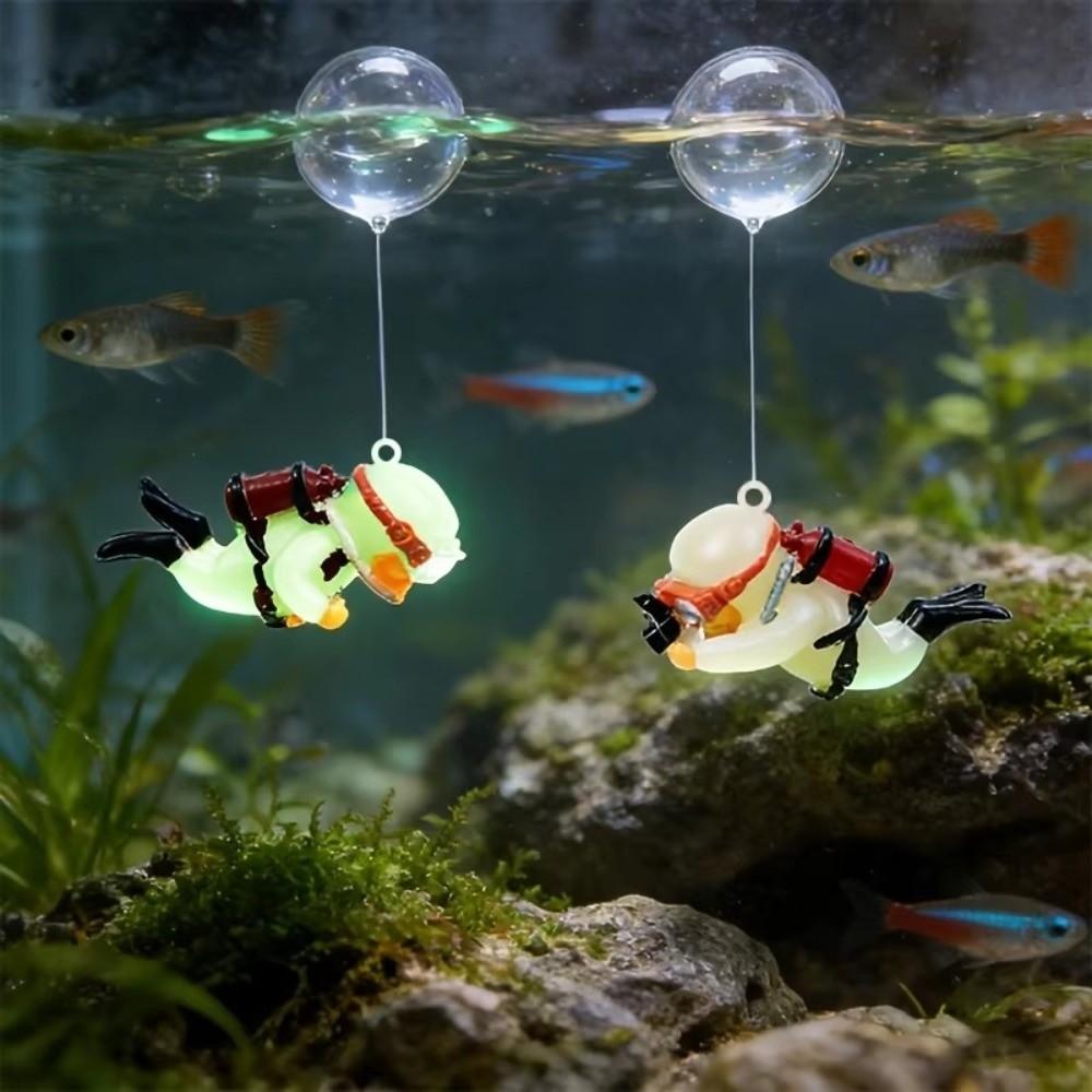 Glow In The Dark Fish Tank Decoration Floating Design Aquarium Decoration  Fish Tank