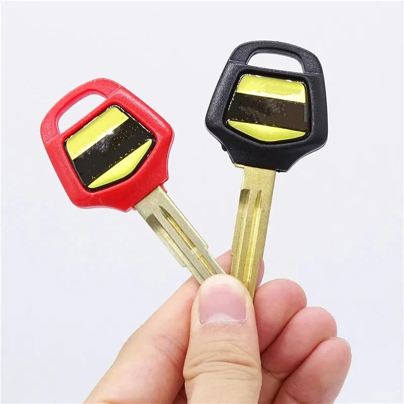 1 Pcs Black and Red Motorcycle Accessories Blank Key Embryo Uncut Blade For Honda Goldwing GL1000 GL1200 GL1500 GL1800 2001-2011