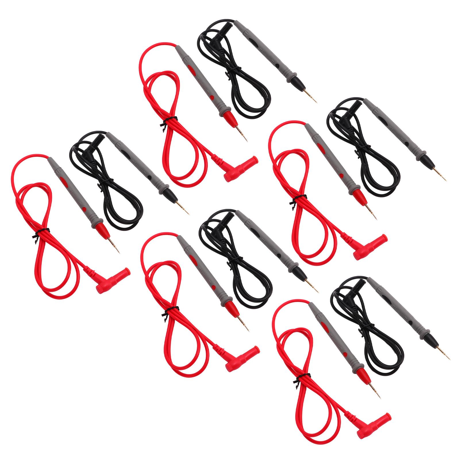 

J.30026 20A Digital Multimeter Pen Test Cable Strong Heat Resistance Ammeter Test Cord with 4mm Banana Plug