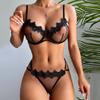 Women's Sexy Lingerie Fashion Lace Sexy  Set Two Piece Suit Lingerie
