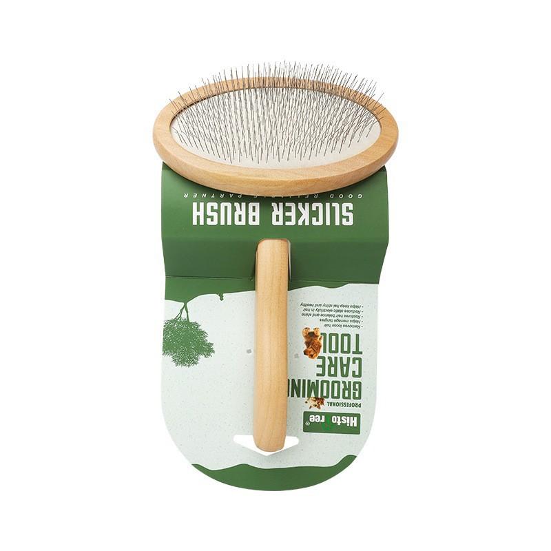 Pet products, pet comb, dog and cat beauty comb, pony hair comb, solid wood air cushion needle comb