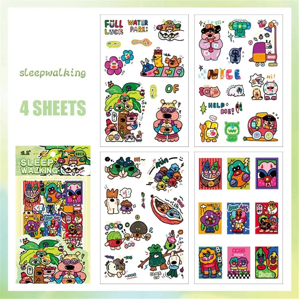 Fantasy World Series Cartoon Transparent Waterproof Pvc Sticker For Scrapbooking Material Stationery Craft Supplies Water Bottle