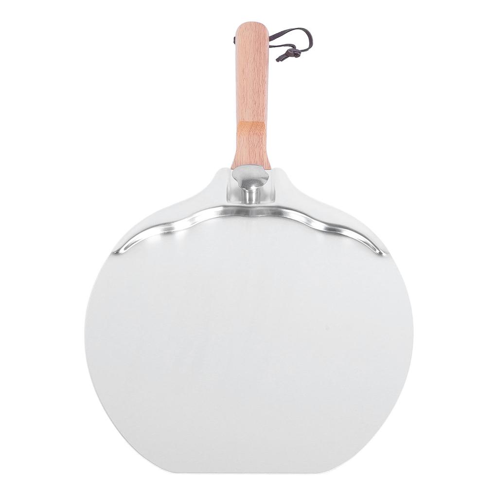 Pizza Peel Stainless Steel with Folding Wooden Handle Pizza Oven Accessories Stainless Steel Pizza