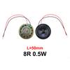 1X 8 Ohm 8R 0.5W Mini Ultra-thin Horn Speaker Diameter 20mm 23mm 28mm 30mm 36mm 40mm 50mm 57mm Loudspeaker W/ P2.0 Termina Wire