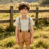Baby Boys Short Sleeve Romper and Shorts Set for Summer Everyday Wear
