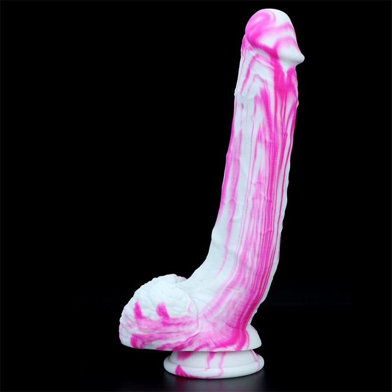 Female Mixed Color Liquid Silicone Simulation Penis Dildo Masturbation Device Anal Anal Plug Expansion Anal Big Penis