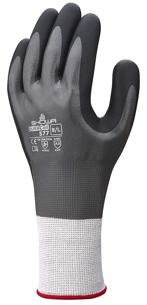 Showa Gloves DURACoil Размер 1 №577S [Перчатки с защитой от порезов] 577, S, Пара, серый