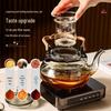 High Borosilicate Glass Steaming & Boiling Teapot