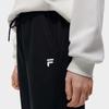 FILA Fusion Knitted Loose Sports Casual Pants Women bottoms Deep-Black T11W315607F-BK