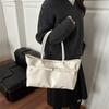 Vintage Pu Tote Bag With Double Shoulder Straps For Daily Casual Use