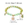 Sunflower  Bead Bracelet For Women Bohemian Starfish Flower Charm Alloy Bracelet Friendship Jewelry Gifts