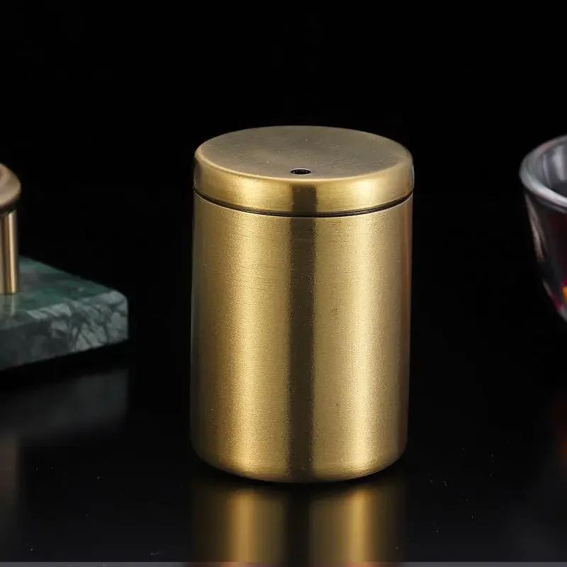 Stainless Steel Toothpick Container Creative Simple Portable Toothpick Container Cotton Toothpick Container Storage Box for Home