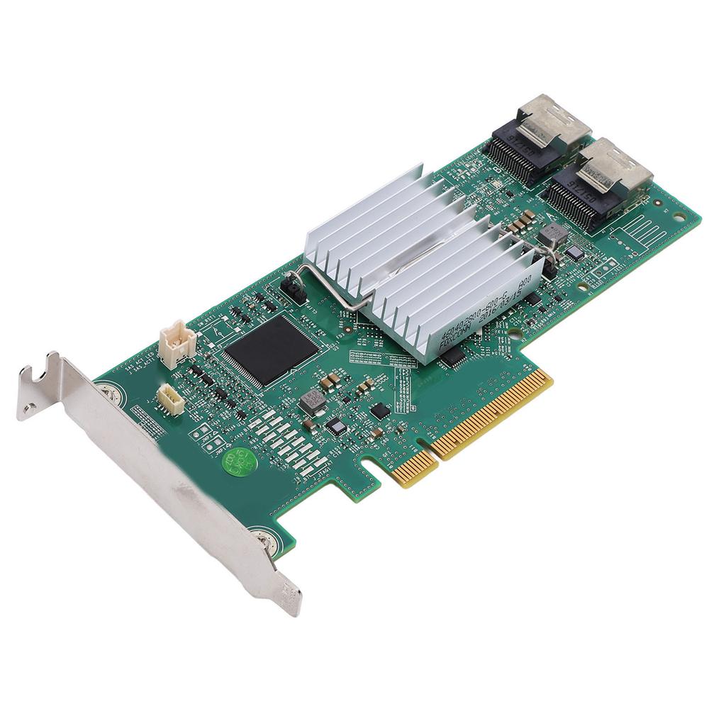 H310 IT Mode Array Card PCI‑Ex8 4Gb S Dual SFF8087 8 SAS Compatible RAID 0 1 5 10 Storage Controller Card