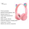 P47 fejhallgató Bluetooth-kompatibilis 5.0 Luminous Cat Ear Shape vezeték nélküli fejhallgató utazáshoz