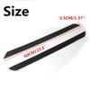 2pcs Universal Door Sill Cover Car Scuff Plate Panel Step Protector Guard Real Carbon Fiber 60 Cm