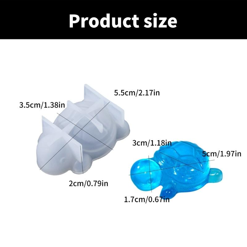 Turtles Crafting Mold Landscape Molds Handmade Moulds Flexible Silicone Tool Silicone Turtles Molds Figurine Molds