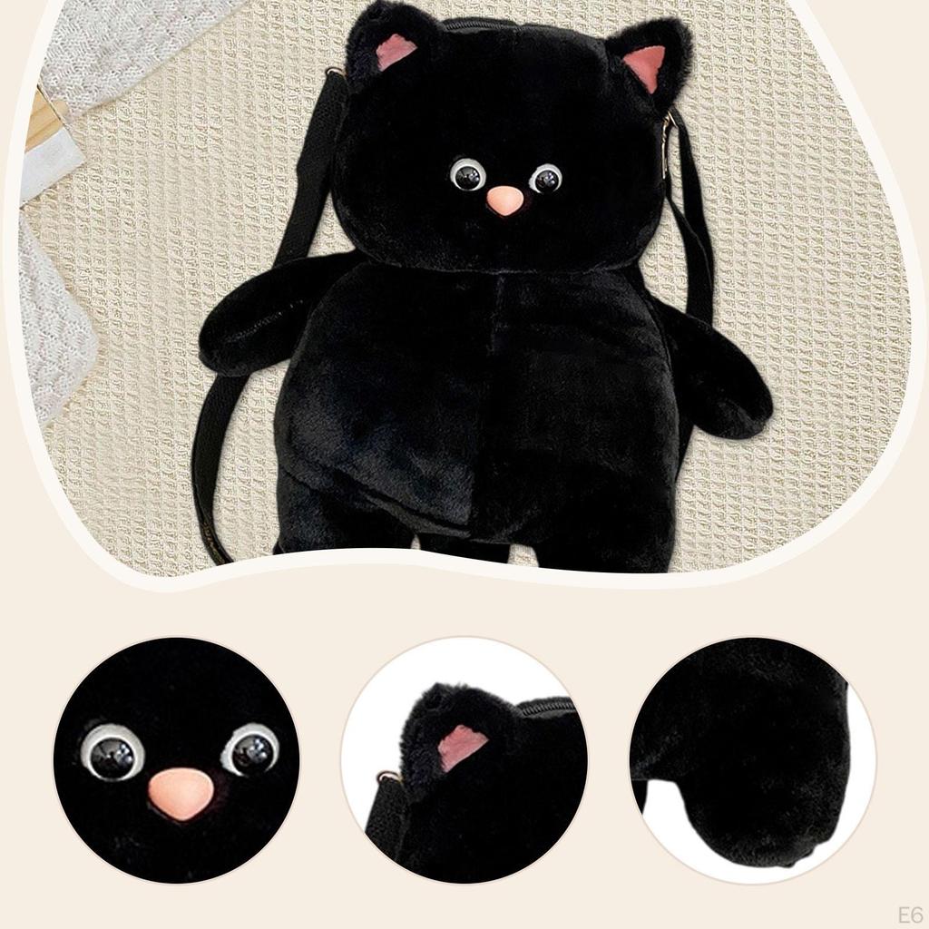 Cat Toy Backpack Birthday Gift Cute Stuffed Animal for Children