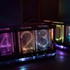 Imitate Full Color RGB Glow Tube Clock LED Music Spectrum DIY Kits Decoration Gift Night Light Atmosphere Light