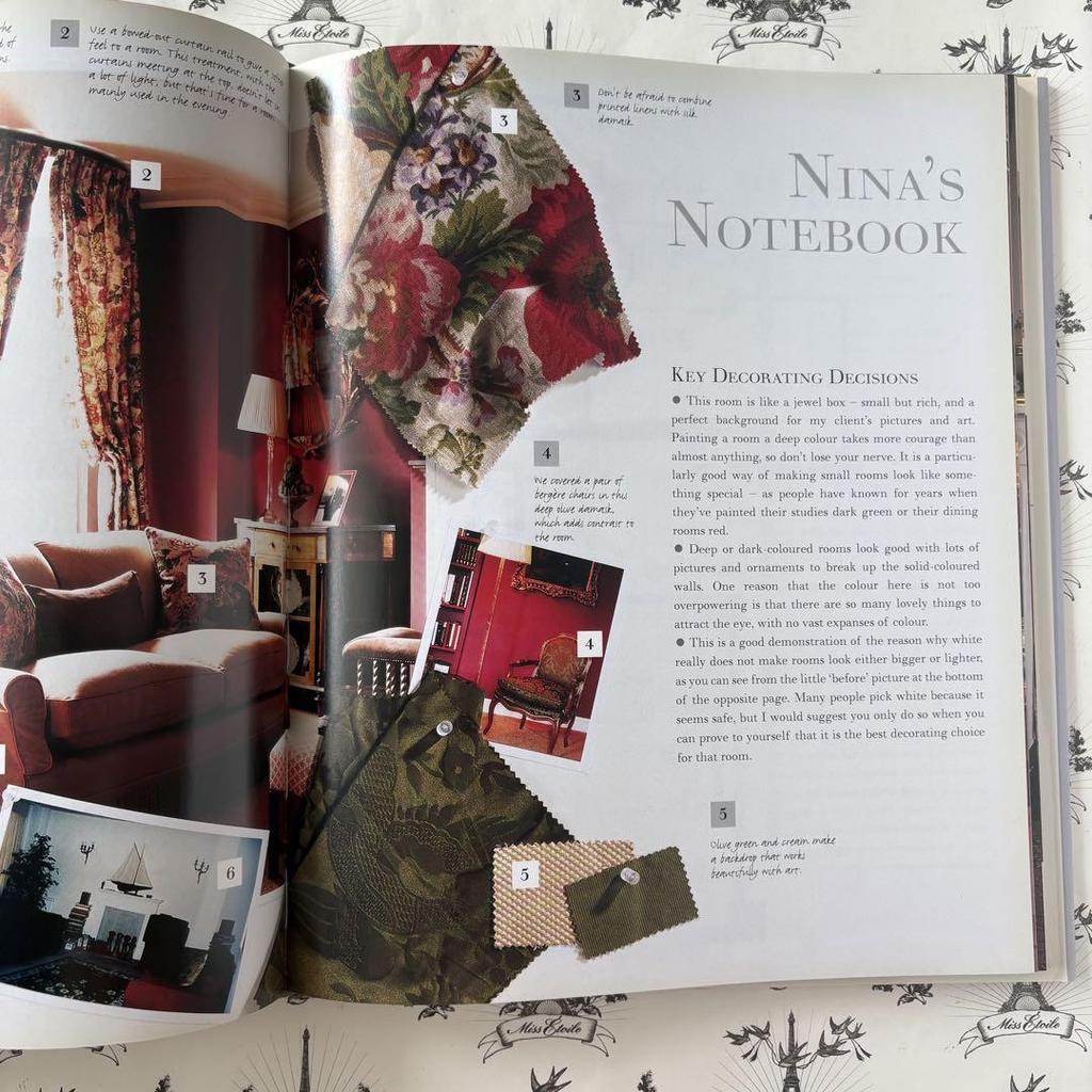 [USED] NINA CAMPBELL'S DECORATING NOTEBOOK