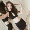 Sexy  Erotic lingerie European beautiful woman y secretary uniform transparent seduction cosplay suit