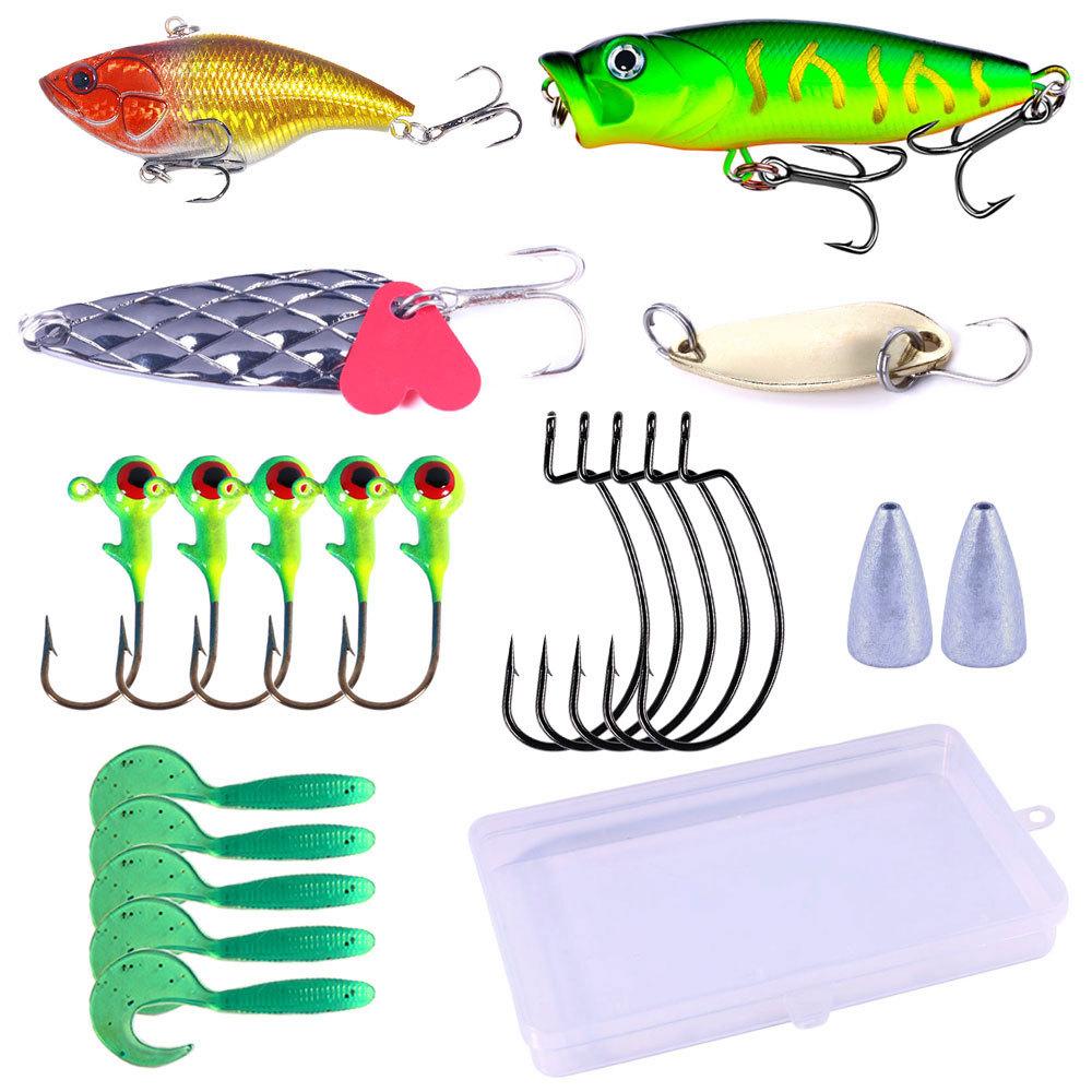 

Lure Bait Set for Loach, Special Bait for Topmouth Culter, Floating Bait, Anti-Tangle Accessories, High Simulation Lure a set