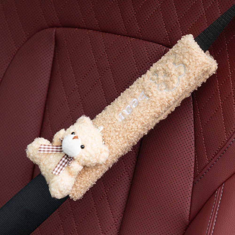 Polyester Car Shoulder Protector Cartoon Seat Belt Protector Cute Seat Belt Shoulder Guard  Car