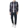 Burberry Shirts Men's Navy Blue Pointed Collar Moderate Other 40067311