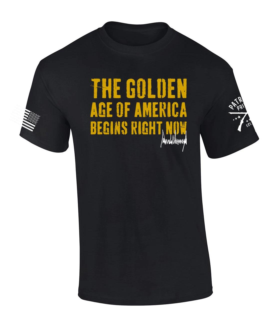Patriot Pride Mens Trumps Signature The Golden Age Of America Begins Right Now S