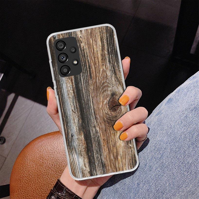 Wood Wooden Pattern Phone Case For Samsung Galaxy A17 A16 A15 A14 A13 A57 A56 A55 A54 A53 A37 A36 A35 A34 A33 A26 A25 A24 A23 Ga