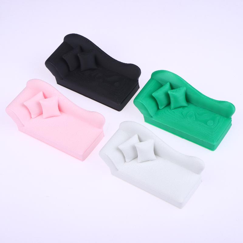 1Pcs French Victorian Style Simulation Mini Furniture Play Home Toy 1:12 Scale Miniature Dollhouse 3D Printed Sofa Model
