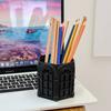 Retro Roman Side House Relief Pen Holder Office Stationery Multi Functional Storage Student Creative Desktop Decoration
