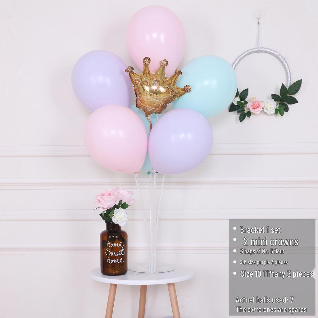 Macaron Balloon Stand for Children's and Adults' Birthday Party Table Decorations