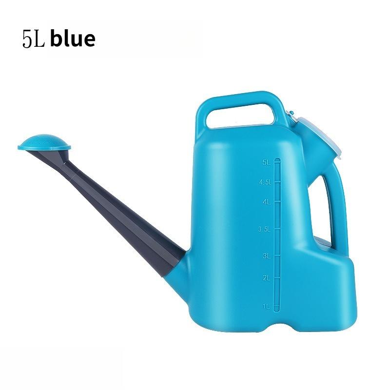 Large Thiened 5L Plastic Long Mouth Watering Can Gardening Household Flower Sprang Hose Garden Tool Flower Bed Sprayer