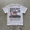Mount Fuji T-Shirt, Japanese Graphic Tee, Vintage Y2K Fashion
