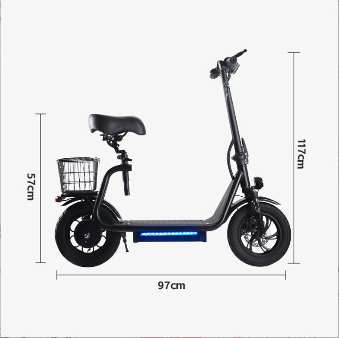 Lightweight Lithium Battery Mini Harley Electric Scooter for Adults – Portable and Home Use