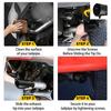 Black Steel Car Stainless Exhaust Dual Pipe Tip Muffler Burnt Tail Titanium Rear
