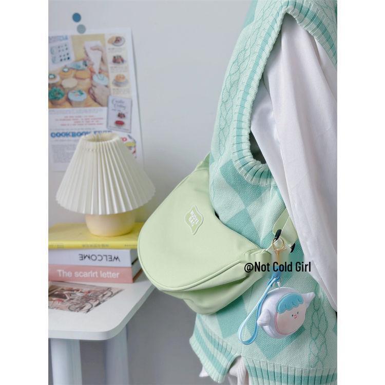 Macaron Minimalist Small Crossbody Bag for Women - Japanese Mori Girl Style