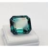 25+ Ct Natural Teal Blue Tourmaline Emerald Cut Fabulous Certified Gemstone