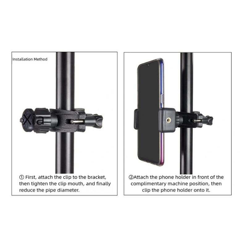 Tragbare Smartphones Musik Live Show Halterung Handyhalter 360 Grad Drehbar Universal Stützständer Halterung