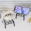 Creatieve Leuke Metalen Stoel Telefoonhouder - Draagbare Desktop Standaard