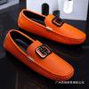 High Quality Large Size Men's Doudou Shoes Trendy Leather Shoes Lightweight Loafers Shoes