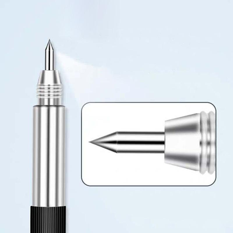 1Pc Alloy Tungsten Steel Tip Double End Sharp Scriber Pen Ceramics Glass Shell