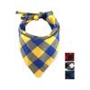 Pet Towel Triangle Towel Cotton Dog with Grid Triangle Towel Red 458 Pieces Soft Absorbent Material