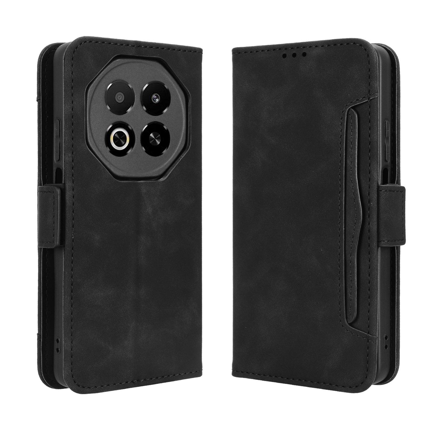 

For Meizu Note 16 Leather Case Phone Wallet Cover with Multiple Card Slots Black