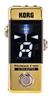 KORG Pitchblack X mini Pedal Tuner for Limited Edition Cent High Ultra Strobe Gold Guitar/Bass, Color, Compact, Space-Saving, ±0.1 Accuracy, Buffer,